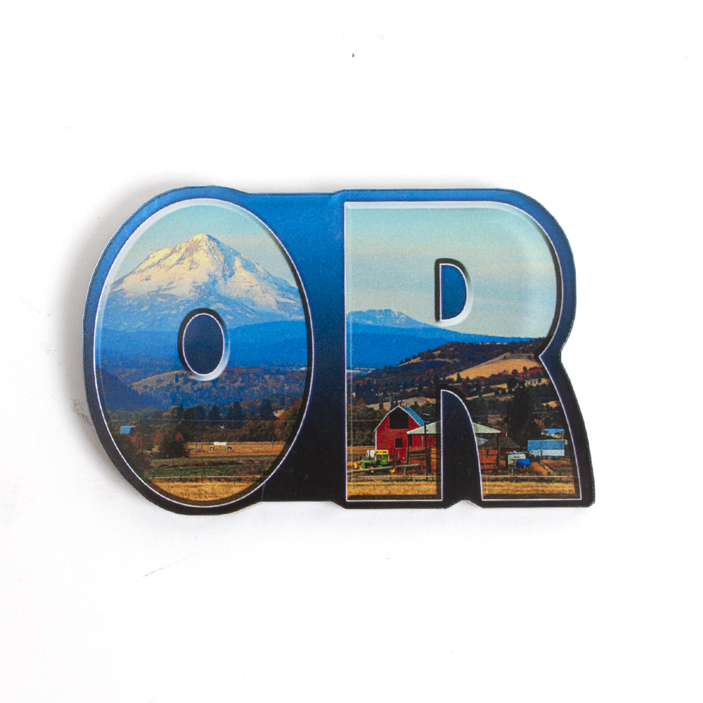 Morris Magnets, Acrylic Magnet, OR Oregon